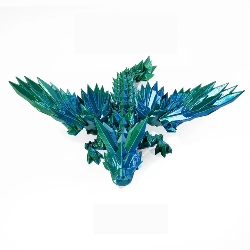 3D Printed Articulated Crystal Dragon - Image 4