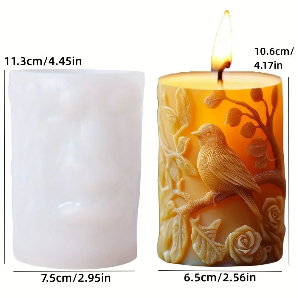 Fire Breathing Dragon Relief Round Sphere Candle Silicone Mold – Flying Dragon Wing Sphere Resin & Gypsum Mold - Image 31