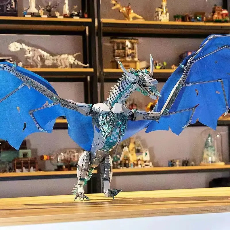 1889pcs Creative MOC Giant Dragon Building Blocks – Movie-Inspired Model for Kids & Collectors - Image 7
