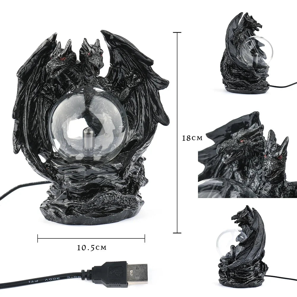 Double-Headed Dragon Plasma Lamp - Image 2