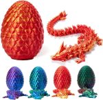 1/2PCS 3D Printed Dragon Egg
