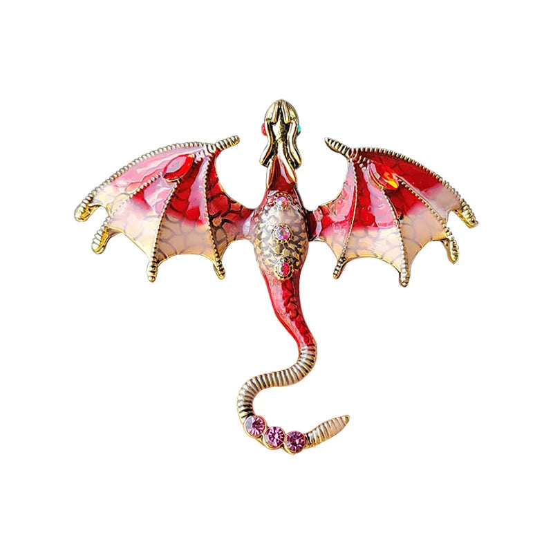 2024 Enameled Dragon Brooch - Image 6