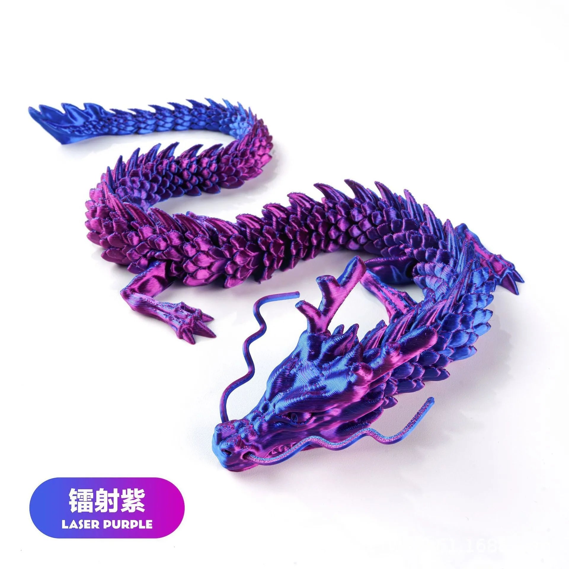 3D Printed Magic Dragon Fidget Toy – Movable Joint, Rotatable Articulated Desktop Ornament - Image 7