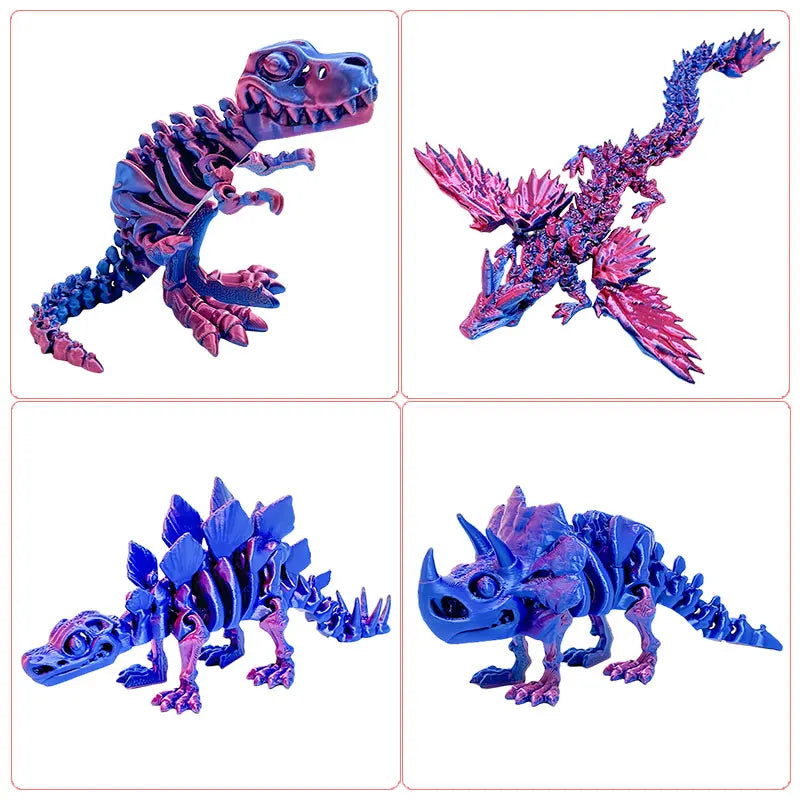 3D Printed Dragon with Movable Wings – Office Desk Accessory & Creative Home Decor - Image 8