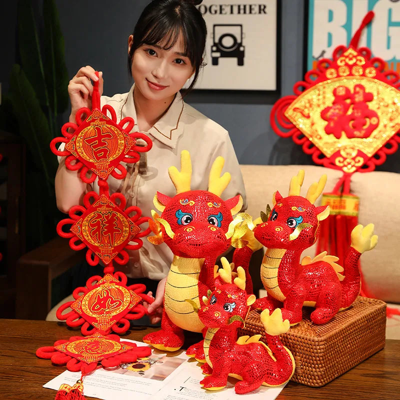 Chinese Style Dragon Plush Toy - Image 6