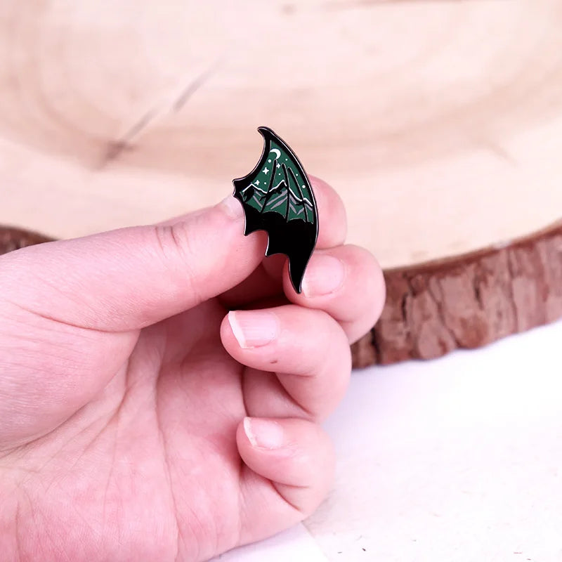 Dragon Wing Enamel Pin - Image 3