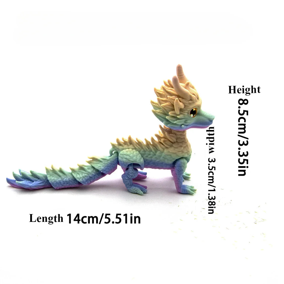 3D Printed Long-Haired Dragon - Image 6