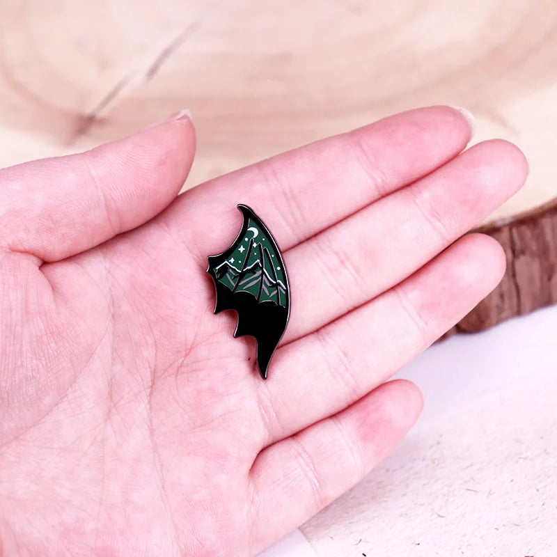 Dragon Wing Enamel Pin - Image 4