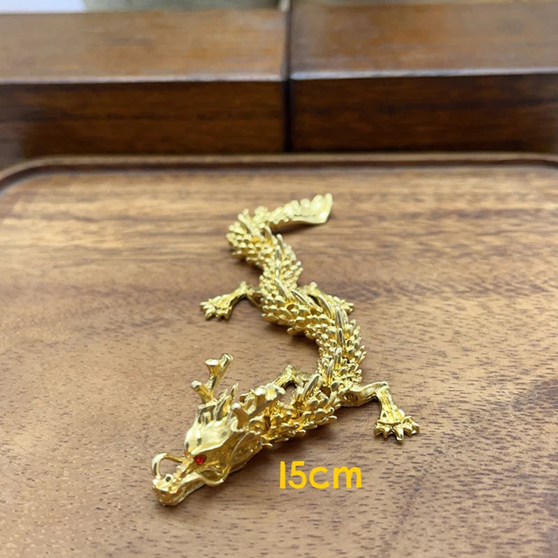 3D Alloy Dragon Model – Rotatable Dragon Tabletop Statue & Creative Kids’ Toy Gift - Image 8