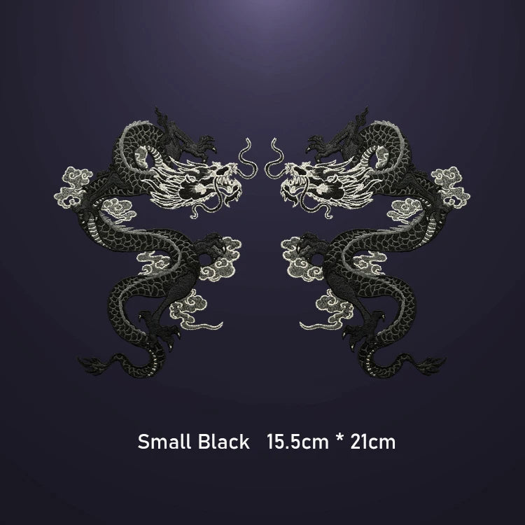 AHYONNIEX High-Quality Large Dragon Patches – DIY Embroidered Sew-On Fabric Stickers for Clothes - Image 15