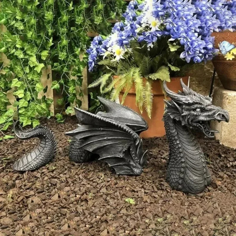 Giant Dragon Resin Sculpture - Image 2