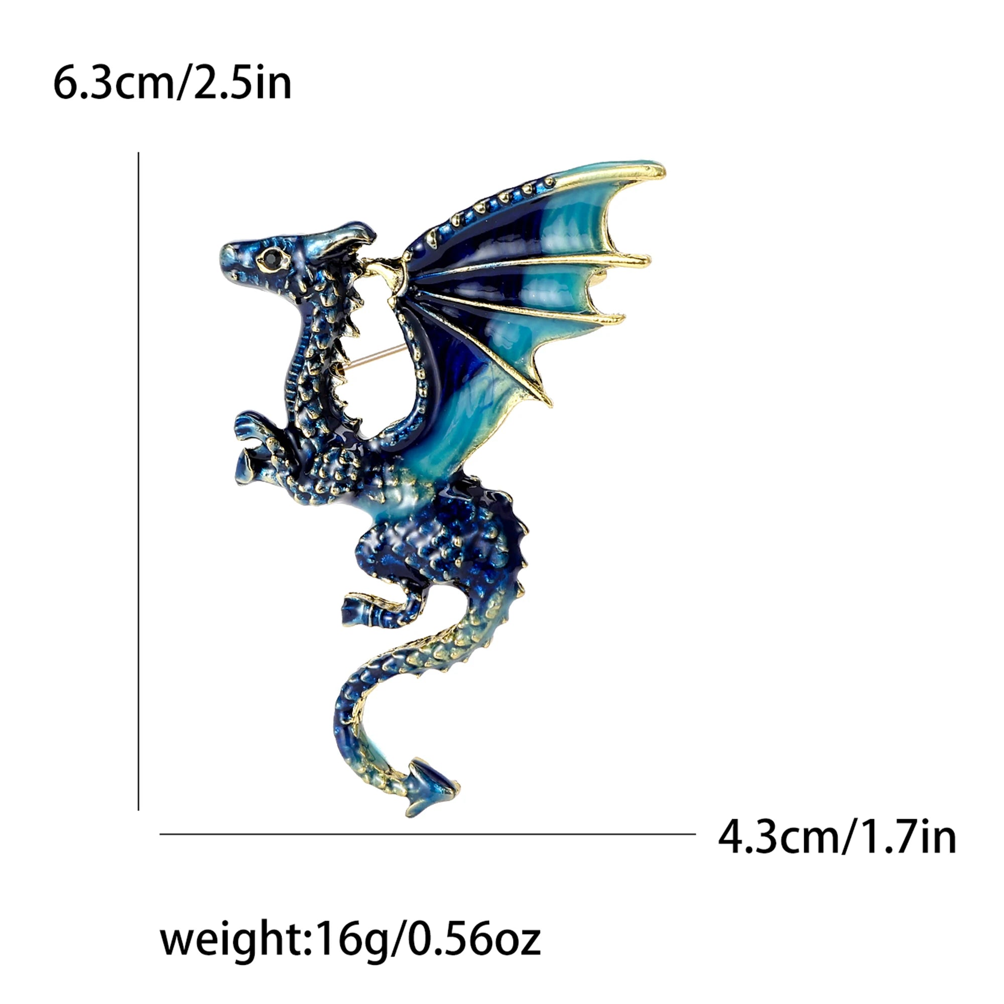 Enamel Dragon Pins for Women - Image 25