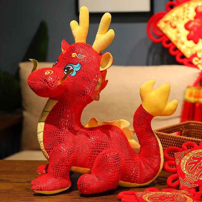 Chinese Style Dragon Plush Toy - Image 3