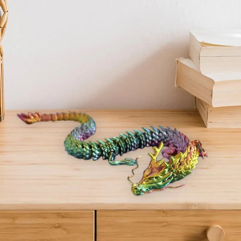 3D Printed Articulated Dragon – Large Flexible Joint Dragon Figurine for Home Decor & Collectors - Image 3