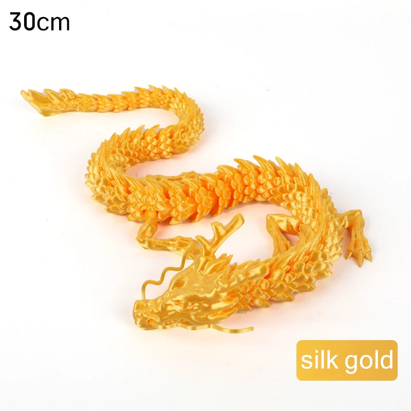 150cm Huge 3D Printed Jointed Loong Dragon Ornament – Creative Decor for Plants, Rockery & Fish Tank Landscaping - Image 12