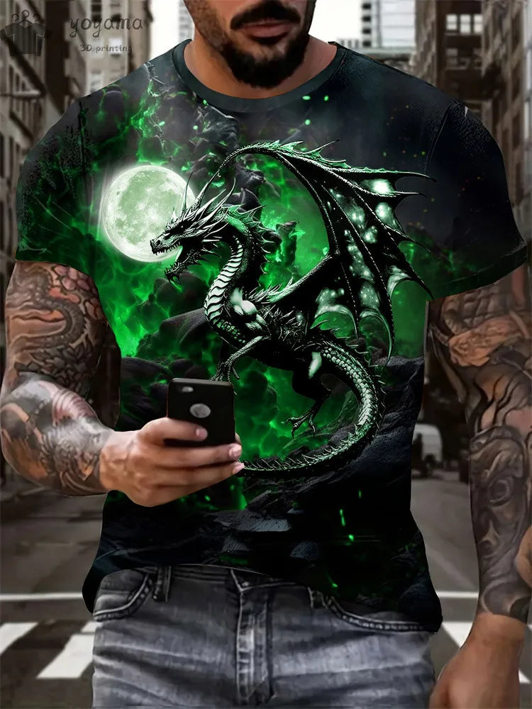 Fashion Personality Menโs T-Shirt - Image 2