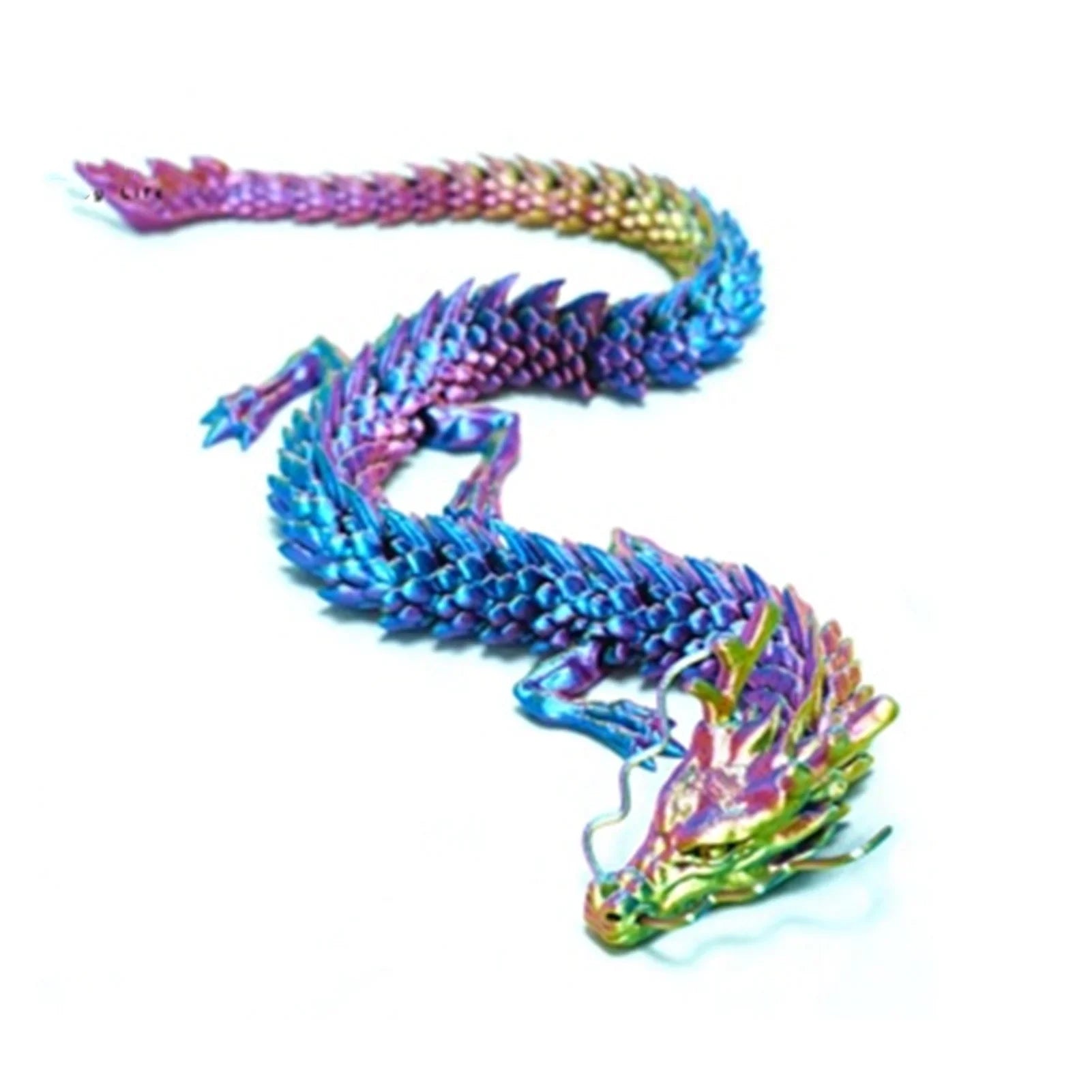 3D Printed Dragon Figures Decor Toy – Multi-Jointed Movable Hand-held Articulated Dragon Ornament - Image 18