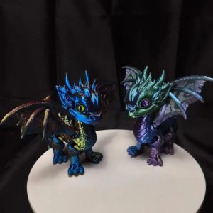 3D Printed Articulated Western Dragon