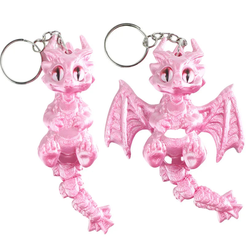 3D Printed Articulated Demon Dragon – Fidget Toy & Desktop Ornament Figurine - Image 7