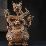 Gathering Wealth Dragon – Inviting Wealth Office Desktop Decoration & Opening Sculpture
