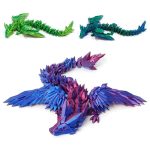 3D Printed Gradient Dragon Ornament