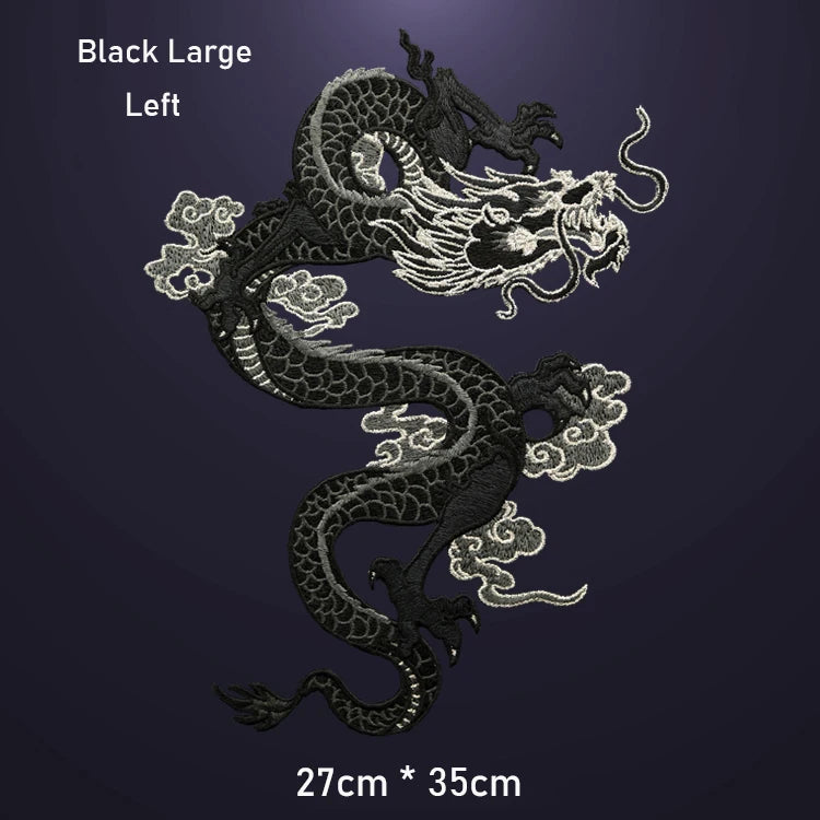 AHYONNIEX High-Quality Large Dragon Patches – DIY Embroidered Sew-On Fabric Stickers for Clothes - Image 13