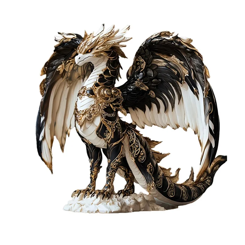 Fire Breathing Dragon Statue – Ideal for Studio or Display Case, Tabletop Decor & Perfect Gift - Image 6