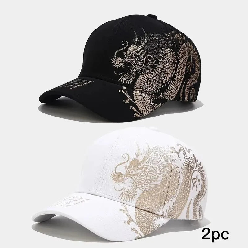 Chinese Style Dragon Pattern Baseball Hat - Image 6